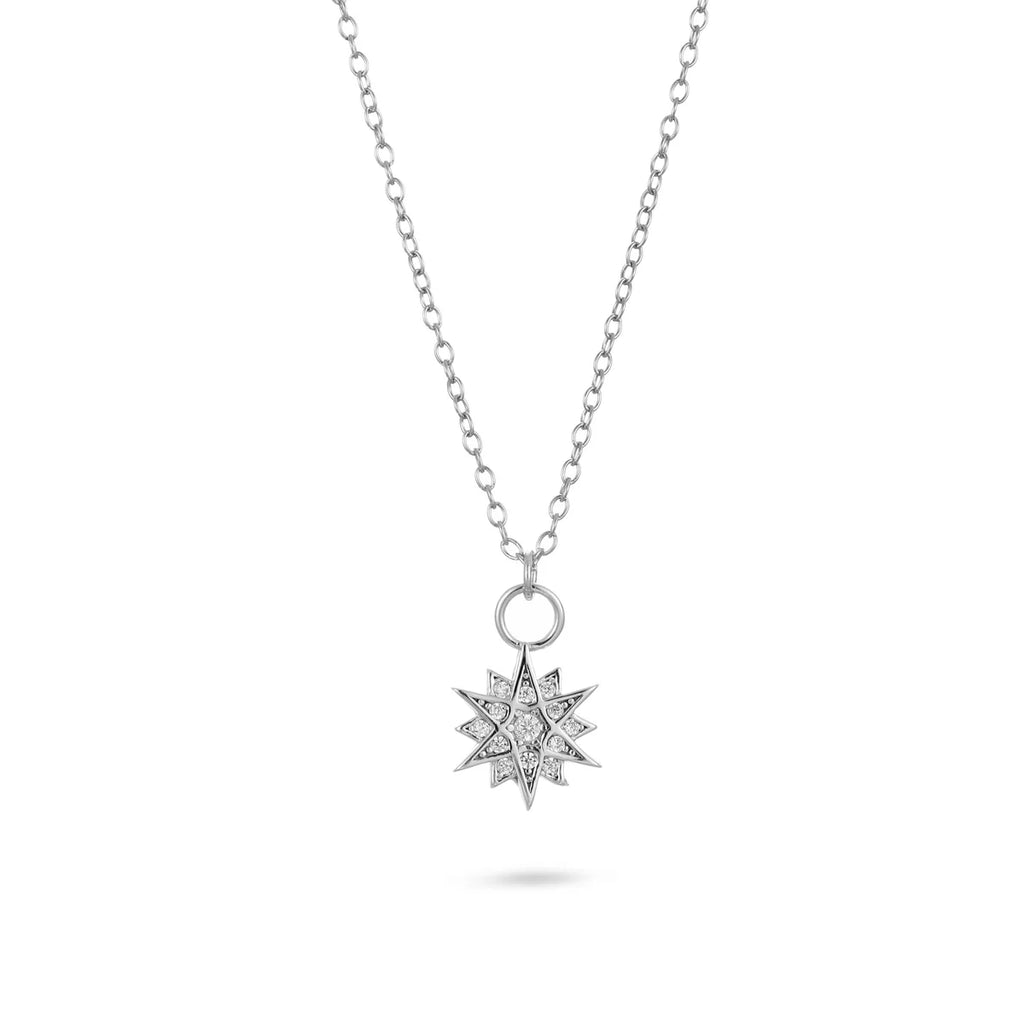Gold Trip Celestial Star Necklace Sterling Silver
