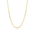 Gold Trip Charm Chain Necklace 18k Gold Plated Sterling Silver