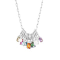 Gold Trip Charm Necklace Chain Silver