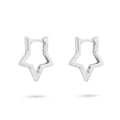 Gold Trip Hollow Star Earring Sterling Silver