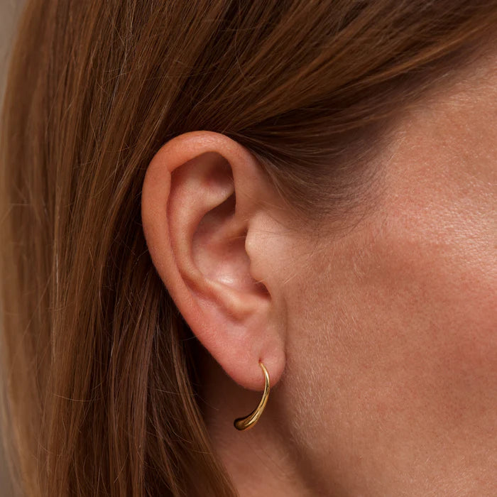 Gold Trip Water Drop Earring 18k Gold Plated Sterling Silver