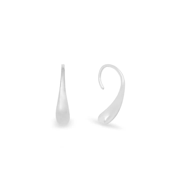 Gold Trip Water Drop Earring Sterling Silver
