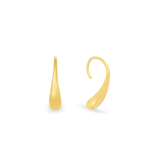 Gold Trip Water Drop Earring 18k Gold Plated Sterling Silver