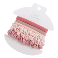 Hair Scrunchies Pack Of 6 Pink