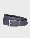 Sophos Halstead Reversible Stitched Edge Mens Belt Black Navy Small