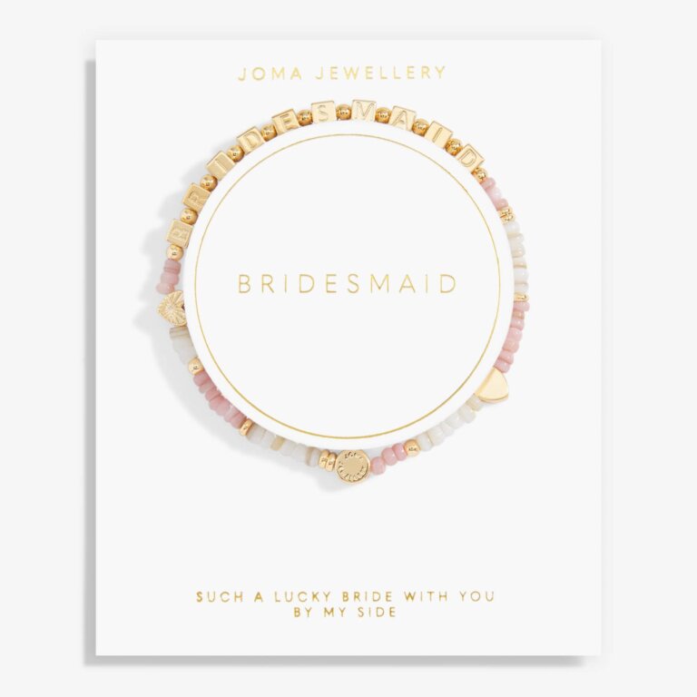 Joma Jewellery Happy Little Moments Bridesmaid Gold Plated Bracelet