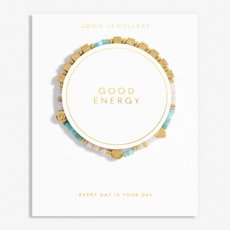 Joma Jewellery Happy Little Moments Good Energy Gold Plated Bracelet