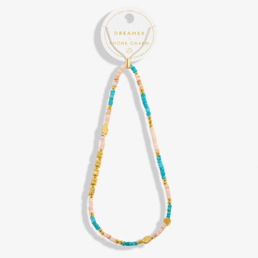 Happy Little Moments Phone Charms Dream Gold Plated Phone Charm