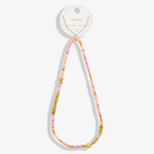 Happy Little Moments Phone Charms Mama Gold Plated Phone Charm