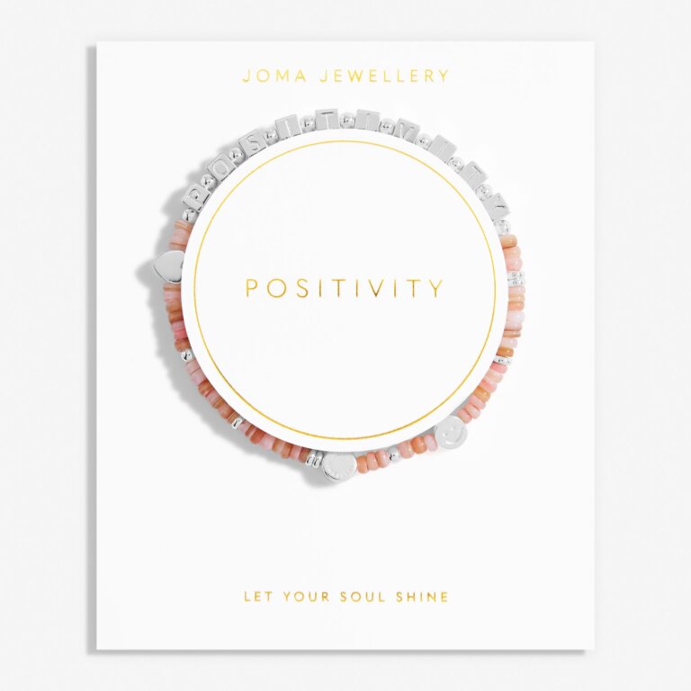 Joma Jewellery Happy Little Moments Positivity Silver Plated Bracelet