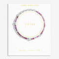 Joma Jewellery Happy Little Moments Sister Silver Plated Bracelet