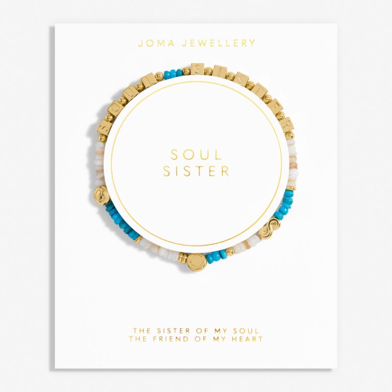 Joma Jewellery Happy Little Moments Soul Sister Gold Plated Bracelet