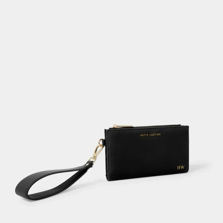 Zana Foldout Wristlet Purse Black
