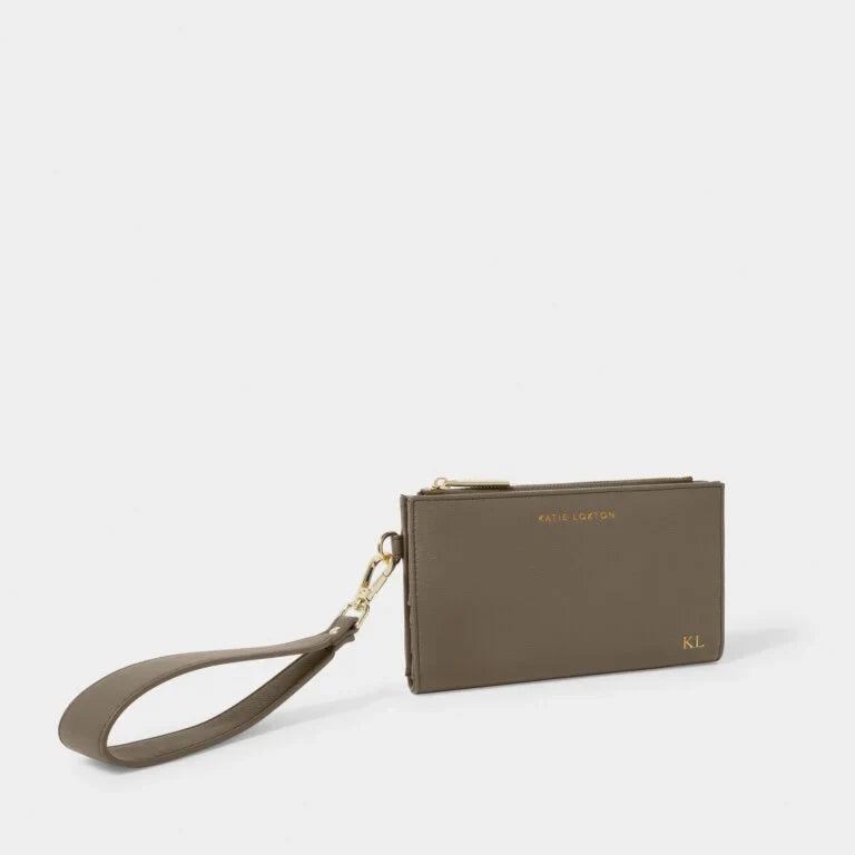 Zana Foldout Wristlet Purse Mink