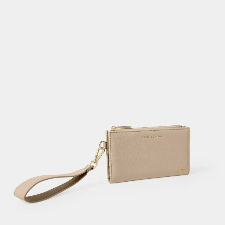 Zana Wristlet Purse Light Taupe