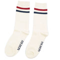 Mr Heron Sport Stripes Socks White