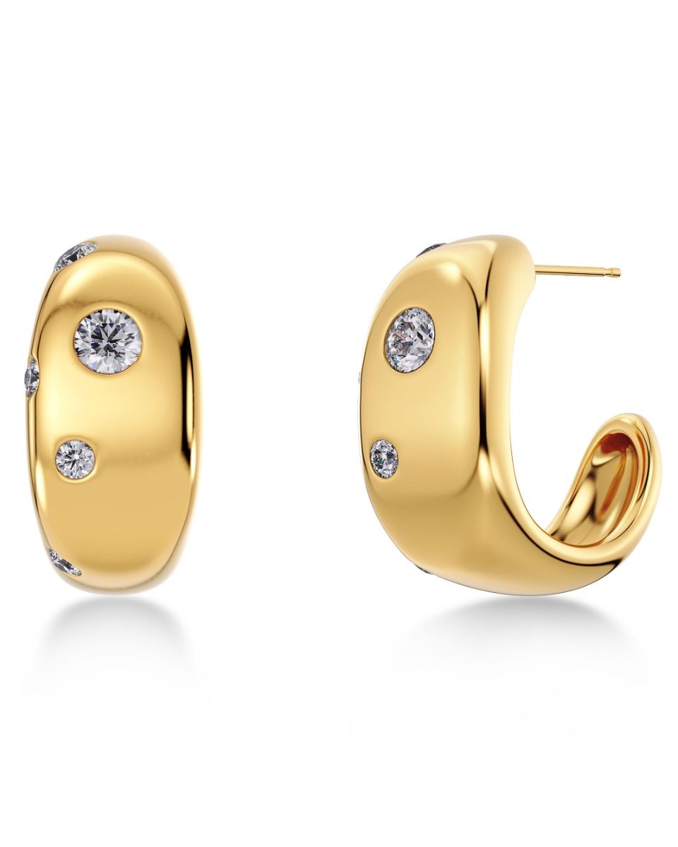 Edblad Selena Hoops L Gold