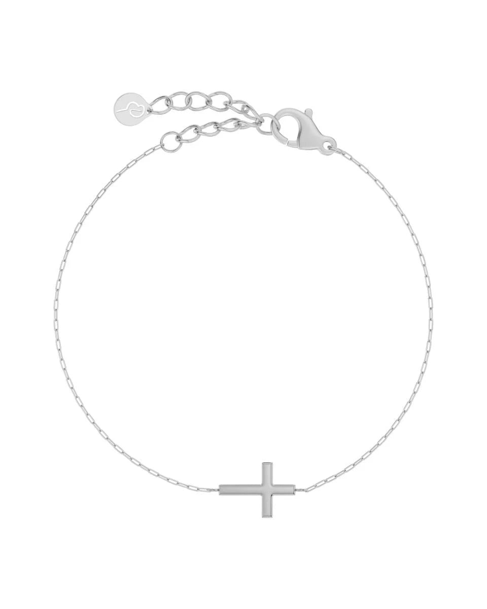 Edblad Spirit Cross Bracelet Steel