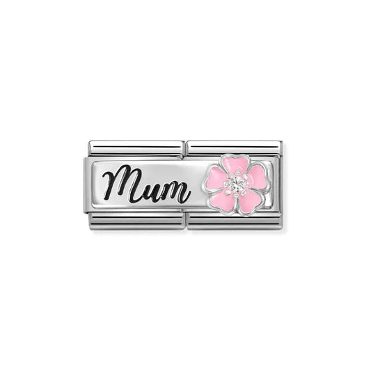 330734/18 mum with flower double charm