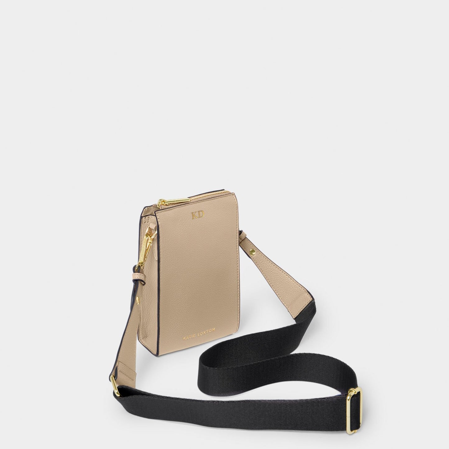 Katie Loxton Lana Slim Crossbody Bag Black/Light Sand