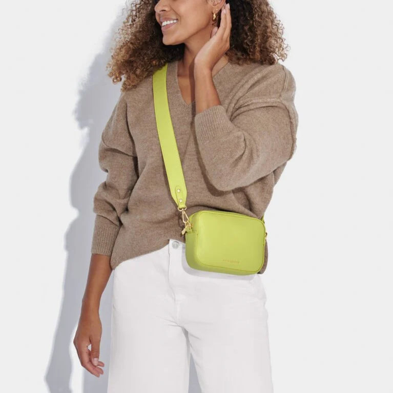 Zana Mini Crossbody Bag Lime Green