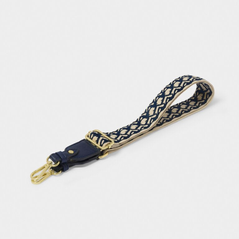 Katie Loxton Canvas Strap Midnight Blue Abstract