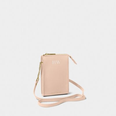 Katie Loxton Zana Slim Crossbody Bag Nude Pink