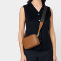 Katie Loxton Marni Mini Crossbody Bag Cognac/Charcoal
