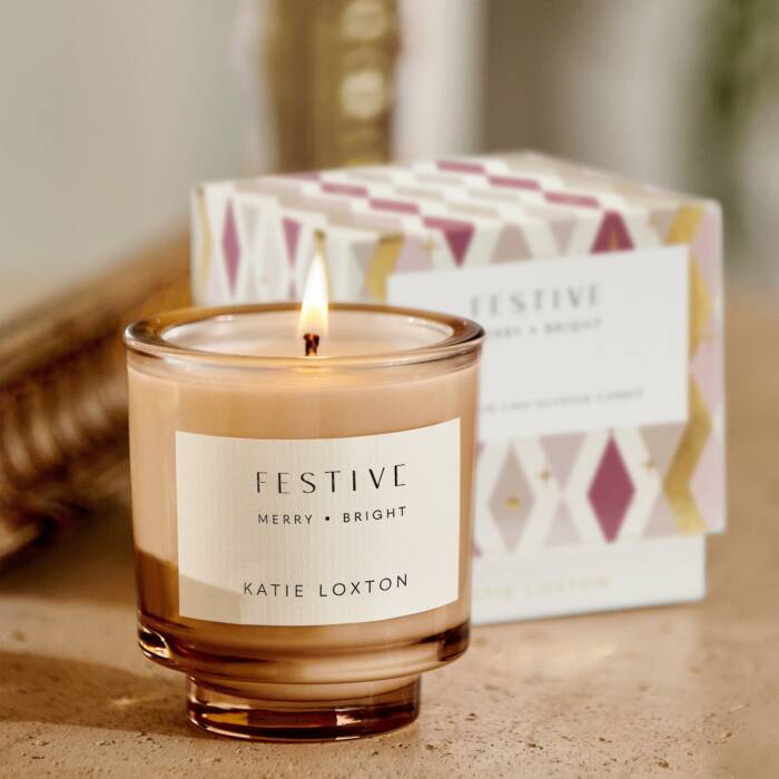 Katie Loxton Sentiment Candle Festive Cinnamon And Nutmeg Chai