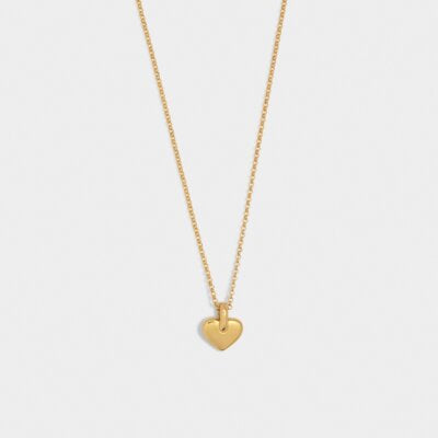 Katie Loxton The Curated Collection Alora Heart Necklace Gold Coated Necklace