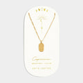 Katie Loxton Zodiac Necklace Capricorn Gold Coated