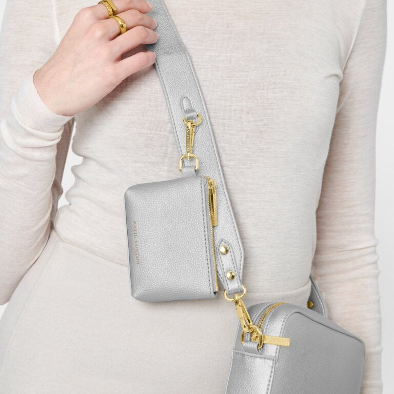 Katie Loxton Evie Clip On Coin Purse Silver