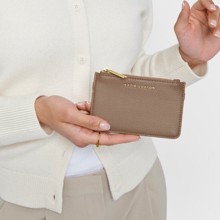 Katie Loxton Hana Coin And Cardholder Mocha