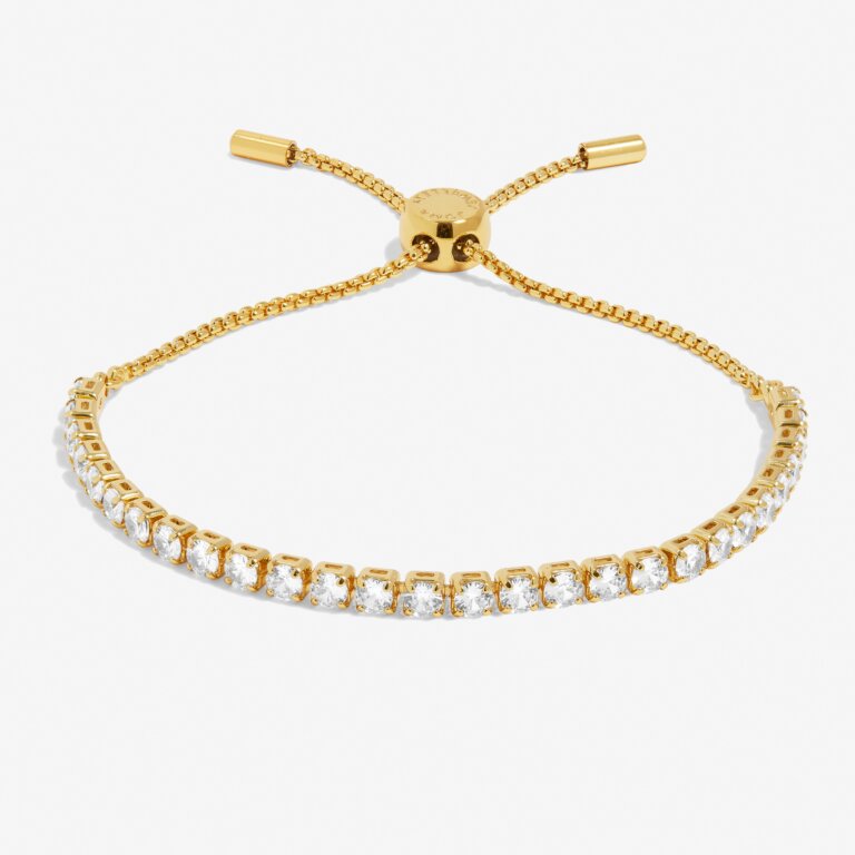 Joma Jewellery Bracelet Bar Cz Tennis Gold Plated Bracelet