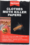Rentokil Clothes Moth Killer Papers