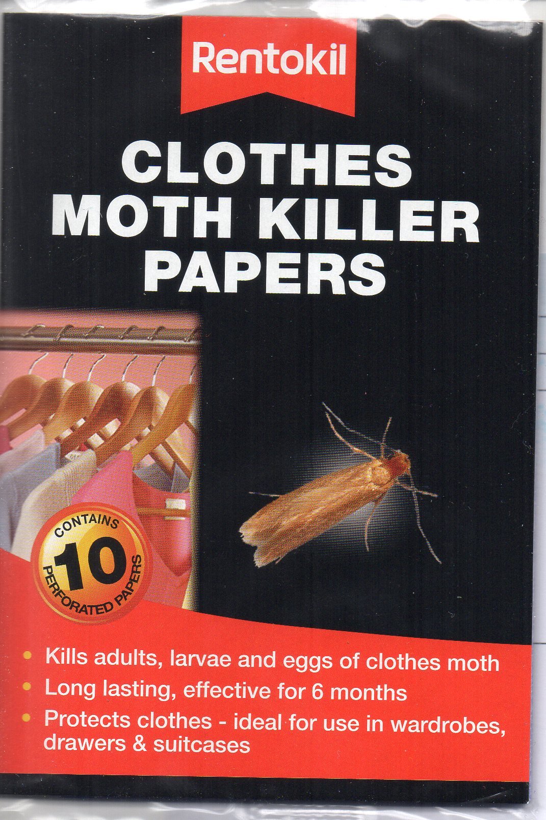 Rentokil Clothes Moth Killer Papers