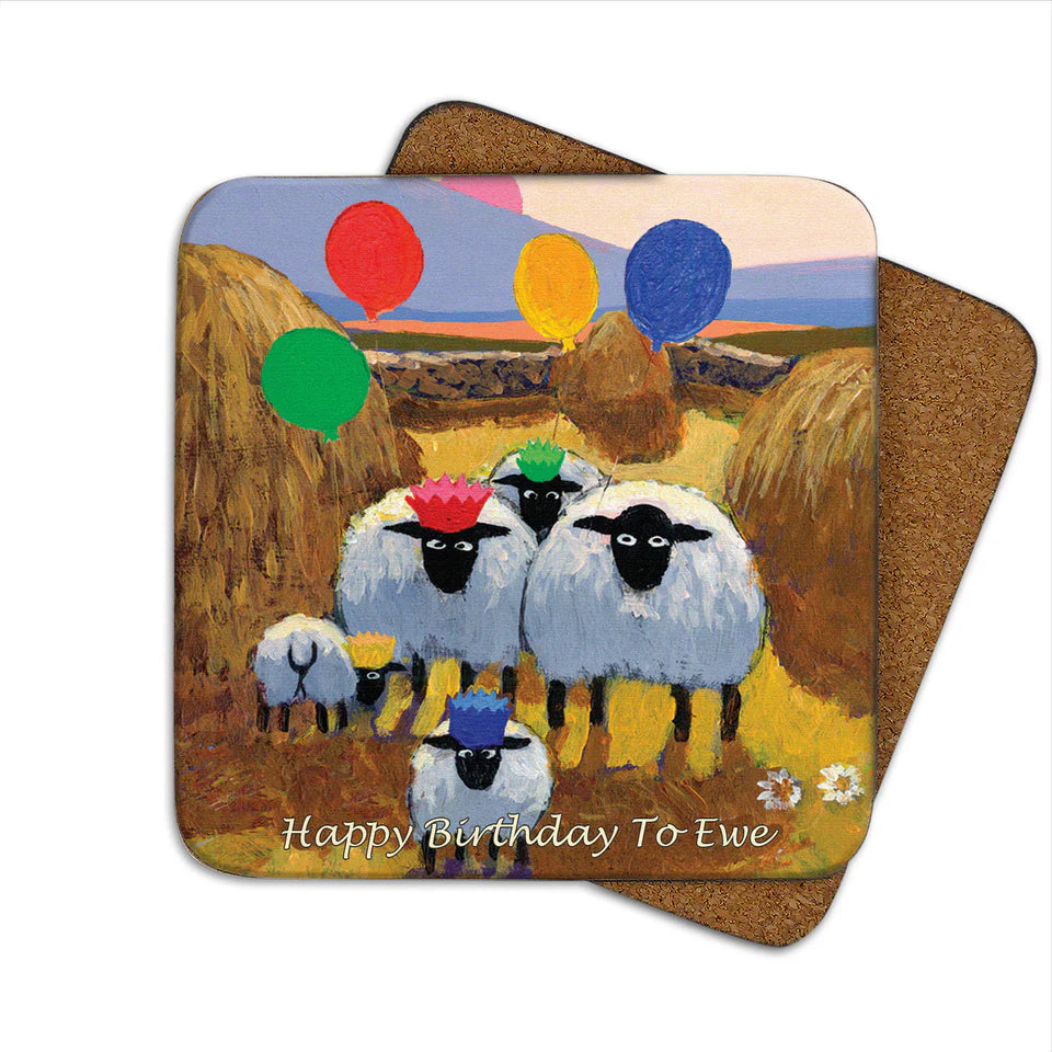 Thomas Joseph Happy Birthday To Ewe Coaster