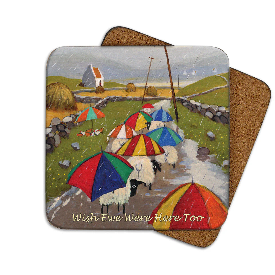 Thomas Joseph Wish Ewe Were Here Too Coaster
