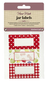 KitchenCraft Home Made Self Adhesive Jam Labels Orchard Pack of 30