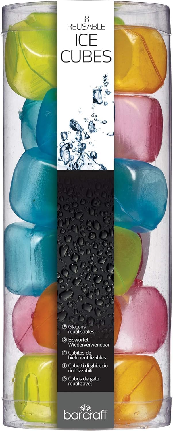 BarCraft Ice Cubes Resusable Set of 18