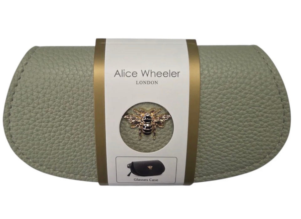 Alice Wheeler Pistachio Glasses Case
