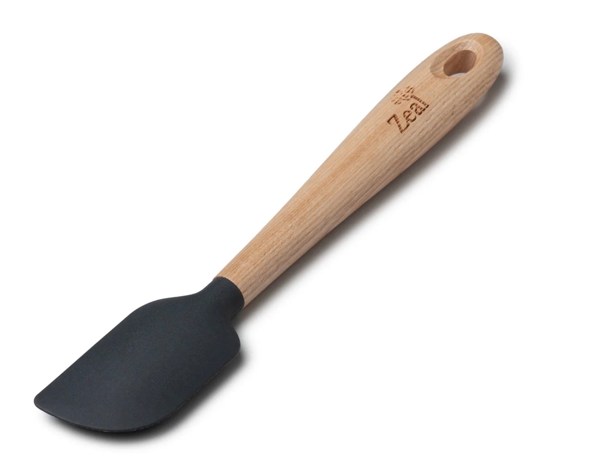 Zeal Ash Wood Handled Spatula, Dark Grey 19cm