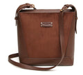 Alice Wheeler Chocolate Kensington Suedette Crossbody Bag