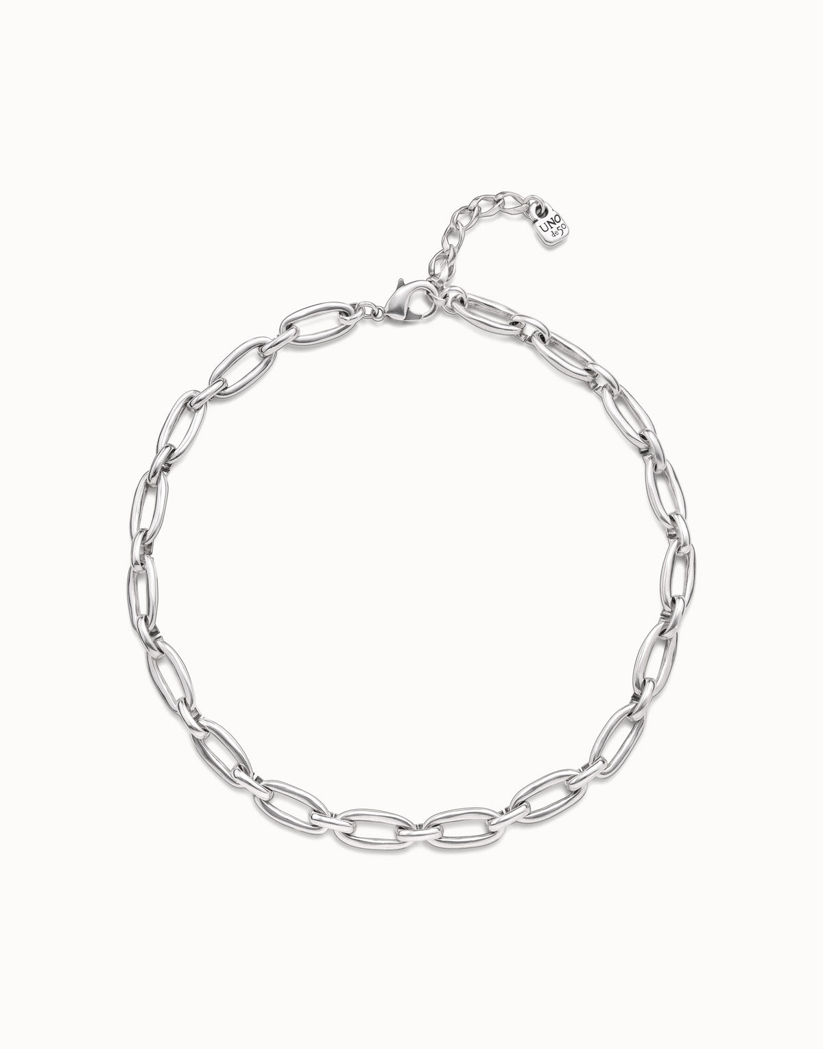 UNO DE 50 Alien Silver 17.3 -19inch Necklace