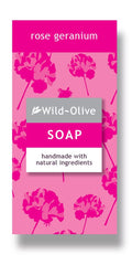 Wild Olive Rose Geranium 50g Soap