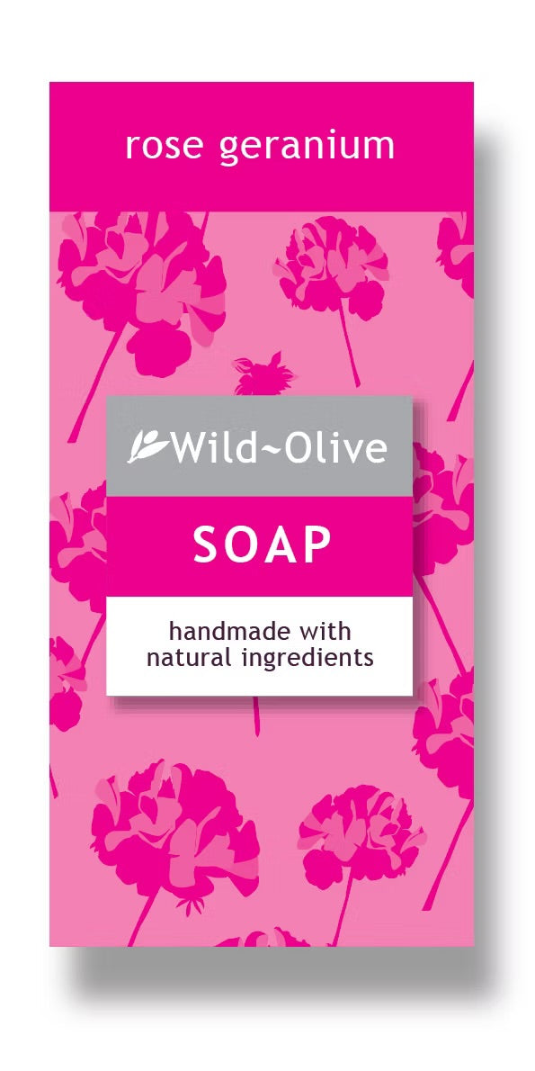 Wild Olive Rose Geranium 50g Soap