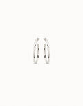 UNO DE 50 Ohmmm Hoop Earrings Silver