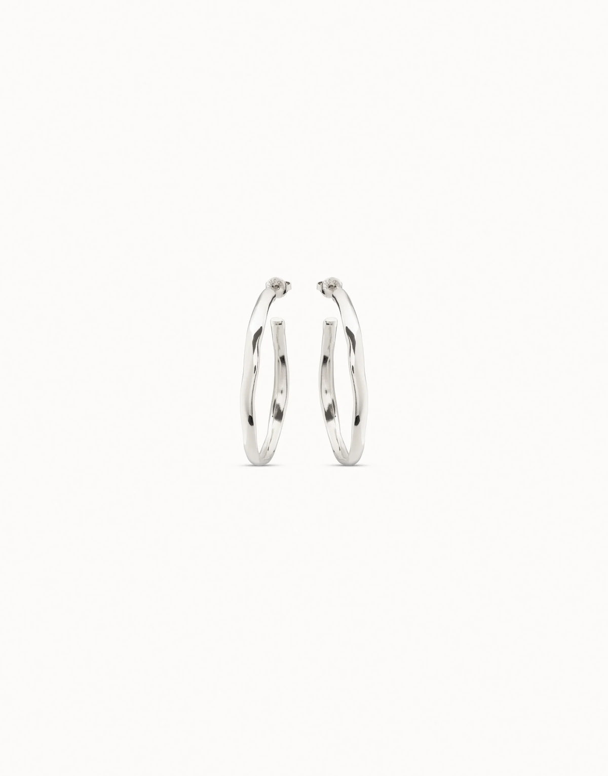 UNO DE 50 Ohmmm Hoop Earrings Silver