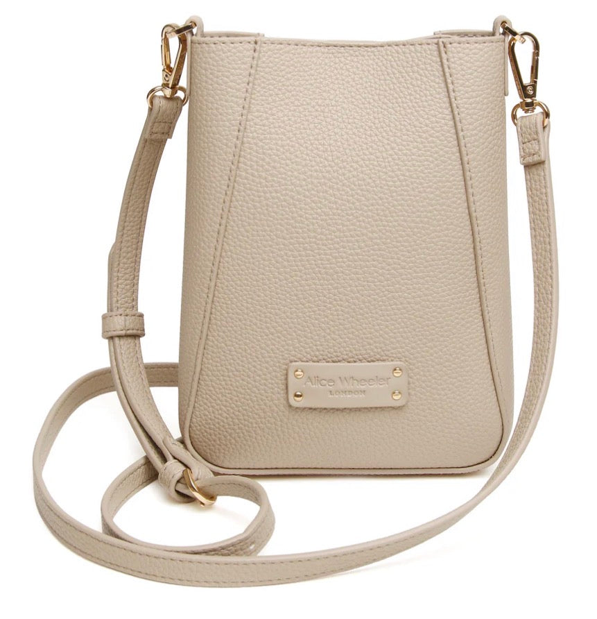Alice Wheeler Stone Kensington Phone Crossbody Bag