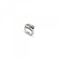 UNO DE 50 Silver Crossed Legs Ring Size 18